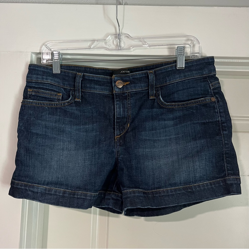 Joes mid waist jean shorts